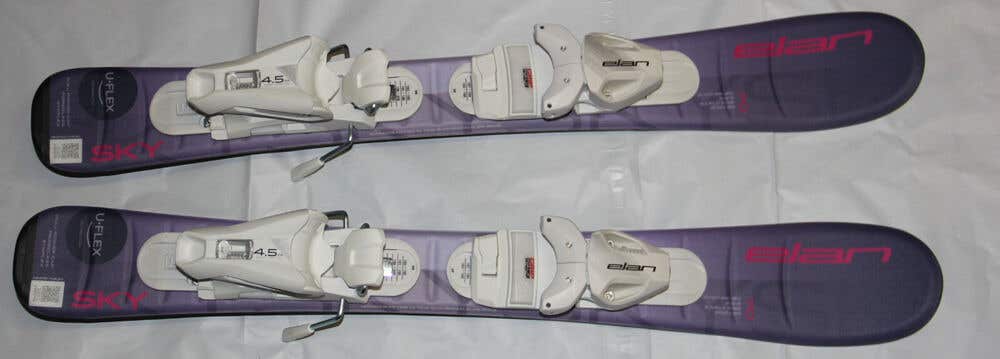 NEW 2024 Elan kids skis ELAN SKY UFlex 70cm + size adjustable bindings