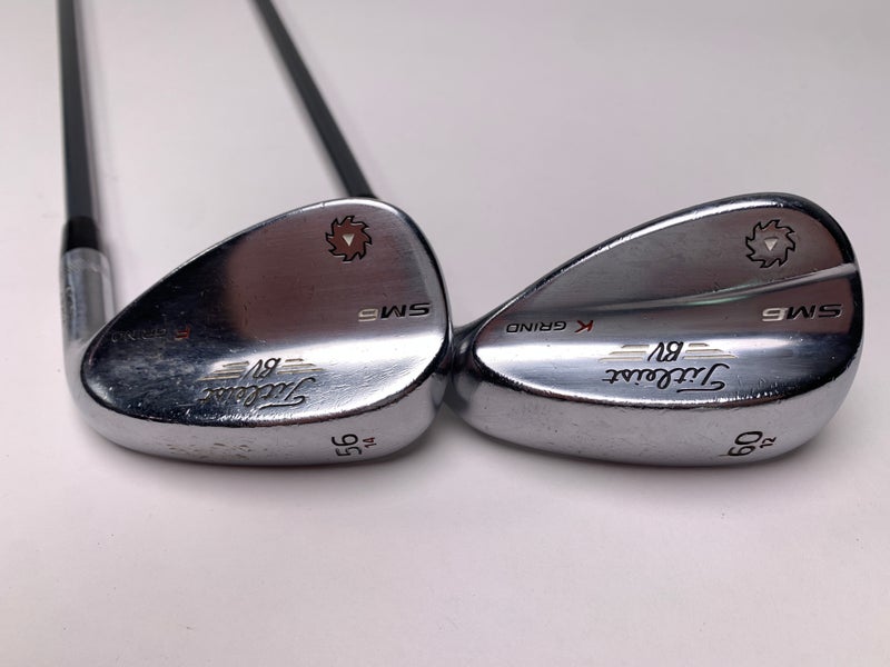 Titleist Vokey SM6 Tour Chrome Wedge Set 56*14 | 60*12 Kuro Kage Tini Senior RH
