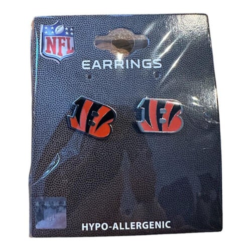 Cincinnati Bengals NFL Team Logo Post Earrings
