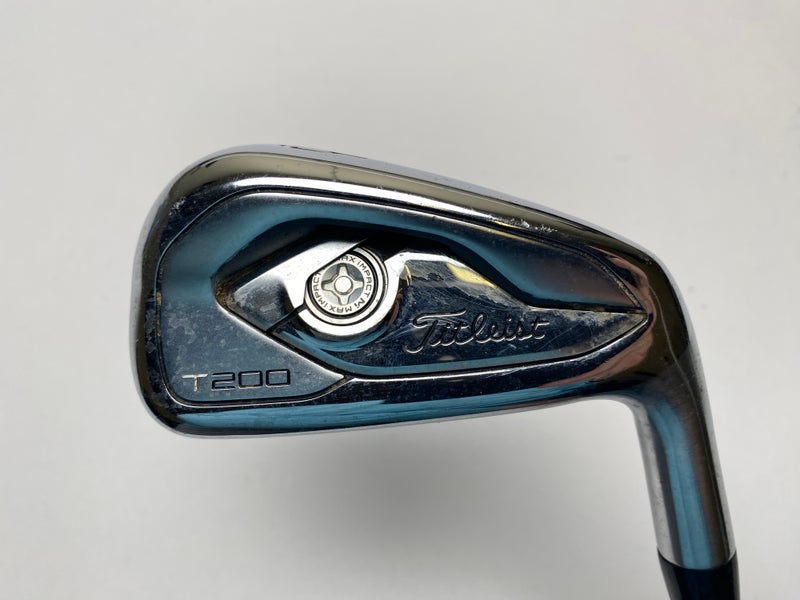 Titleist T200 Single 6 Iron True Temper AMT Black S300 Stiff Steel Mens RH