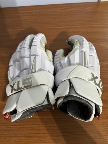 Used Player's STX 13" Rzr Lacrosse Gloves