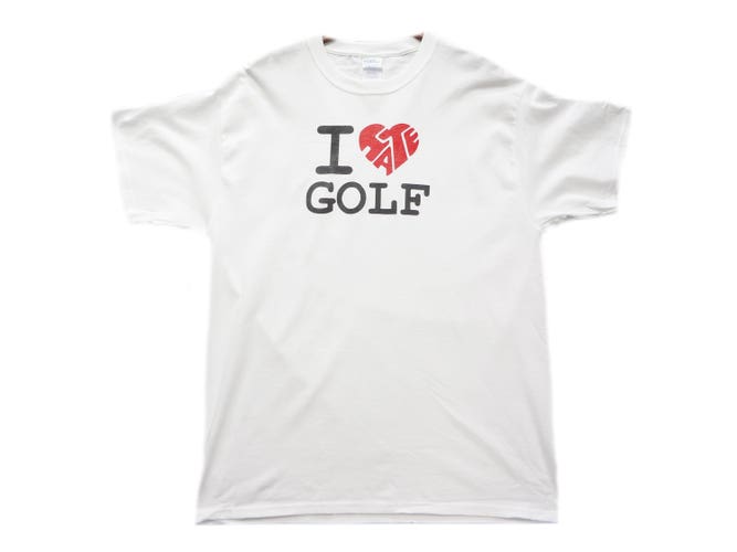 NEW Akers Golf I Love/Hate Golf T-Shirt Men's Extra Large (XL)