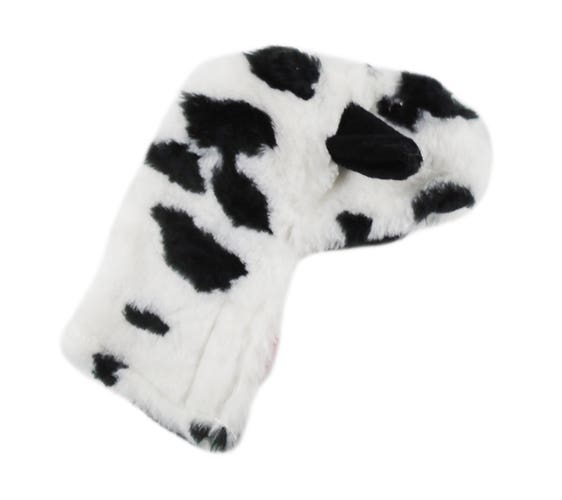 NEW Daphne's Headcovers Dalmation Black/White Putter Headcover