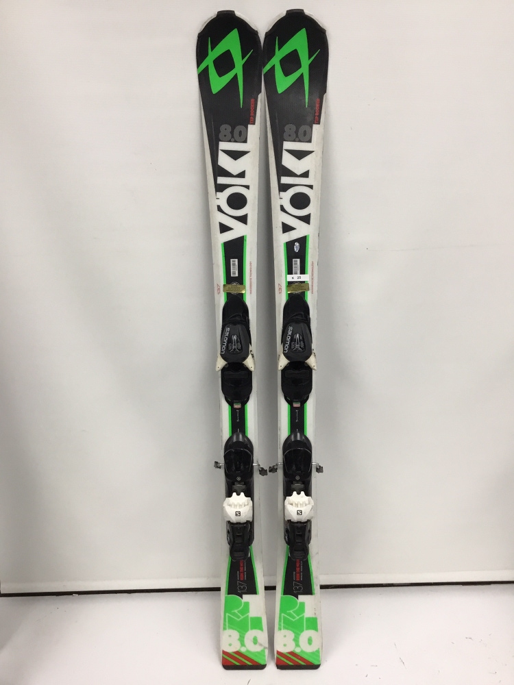137 Volkl RTM 8.0 skis