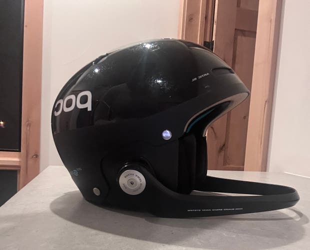 Unisex Used Medium/Large POC Artic SL Spin Helmet FIS Legal