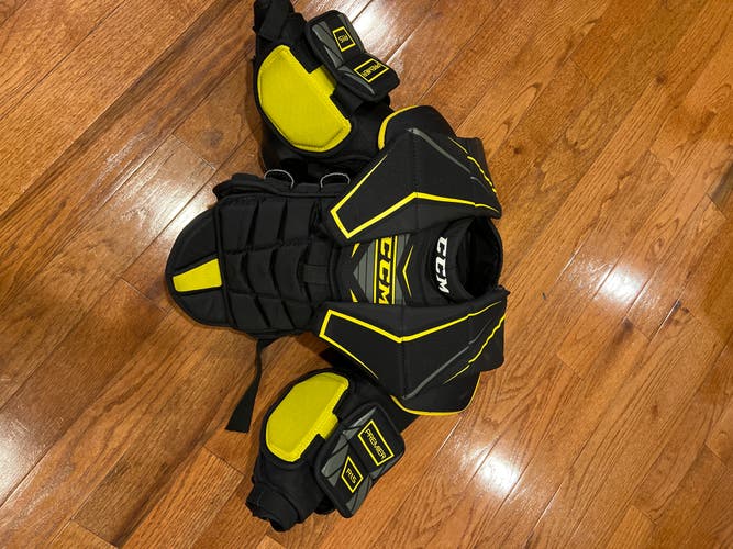 Junior CCM goalie chest protector