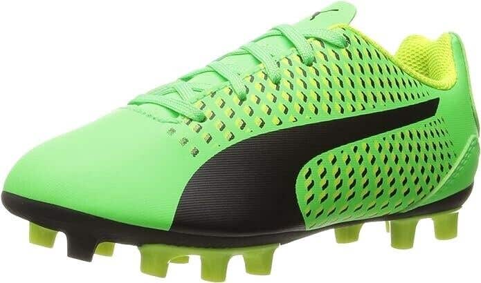 Puma Kids Junior Adreno III FG Jr Soccer Cleats Green - Size 2.5 - MSRP $40