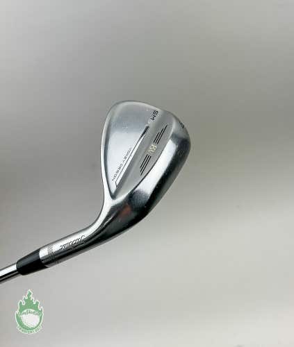 Used RH Titleist Vokey SM9 D Grind Tour Chrome Wedge 54*-12 X-Stiff Steel Golf