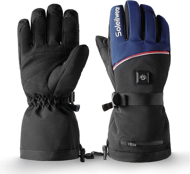 NEW $125 Rechargeable Unisex Size Large Heated Gloves With Batteries and Charger