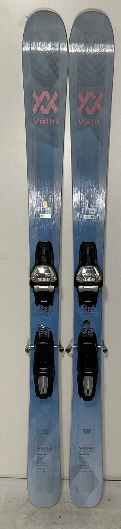 Used 2024 Women's Volkl 163cm Secret 96 Skis With Marker Griffon Bindings (SY1551)
