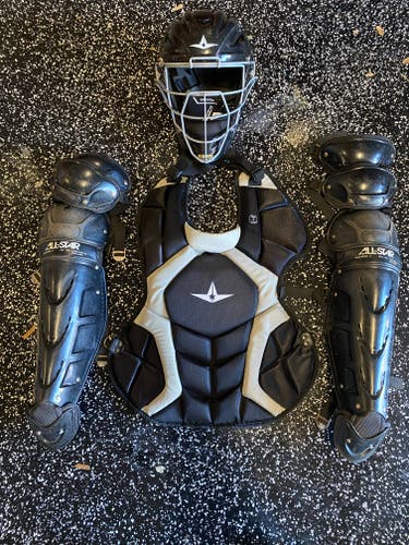 Used All Star System 7 Catcher's Set
