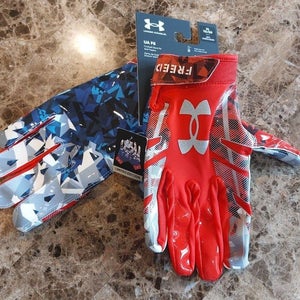 NWT adult XL UNDER ARMOUR/UA F8 RECEIVER FOOTBALL GLOVES, 1370840-601 SFIA