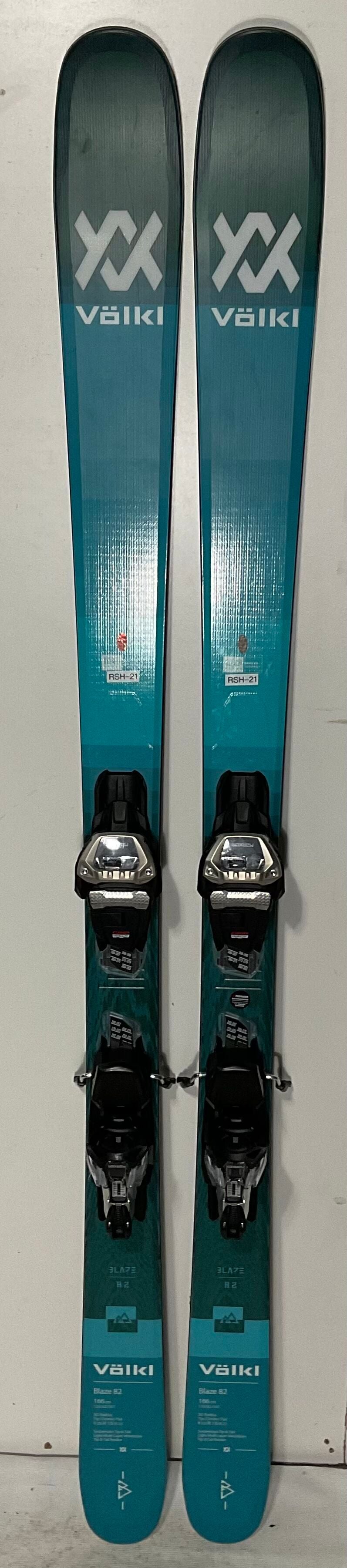Used 2019 Volkl Confession Skis with Marker Griffon TCX Bindings 