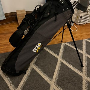 Golf clubs with bag and head covers included