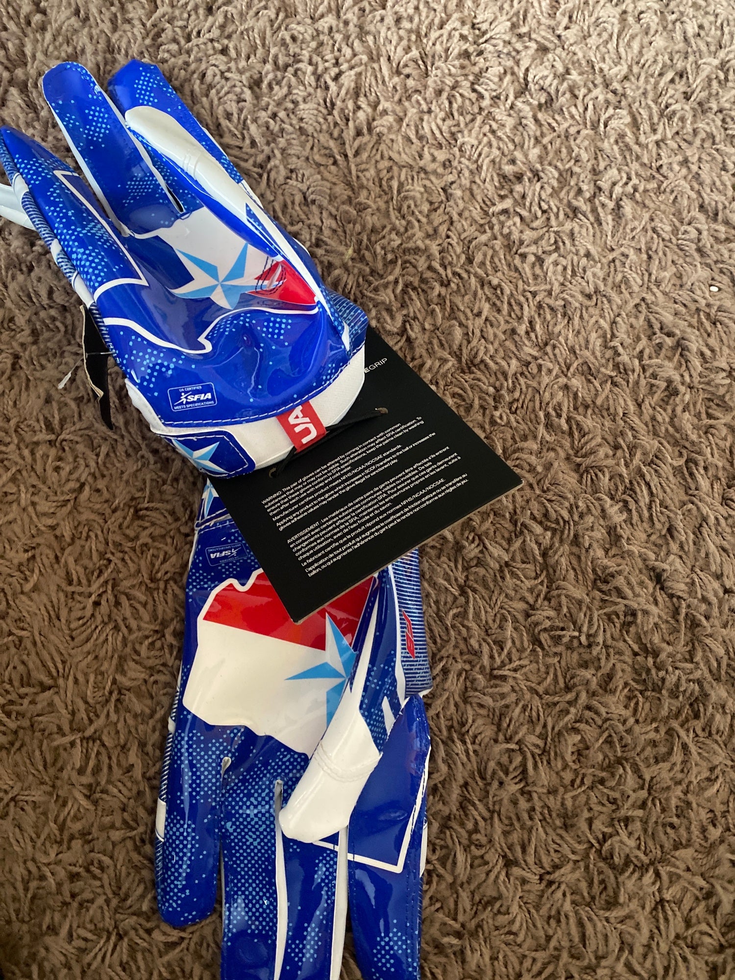 Under Armour F8 Texas Limited Edition Football Gloves