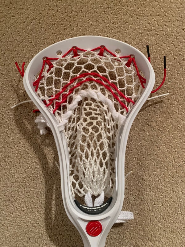 Optik Alloy Attack Complete White - Sling It! Lacrosse