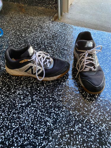 Black Used Adult Men's Size 12 (Women's 13) Turf Cleats New Balance Low Top
