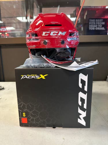 New Red Small CCM Super Tacks X Helmet