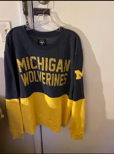 Michigan Wolverines 47 Brand Men’s NCAA Crew Sweatshirt XXL