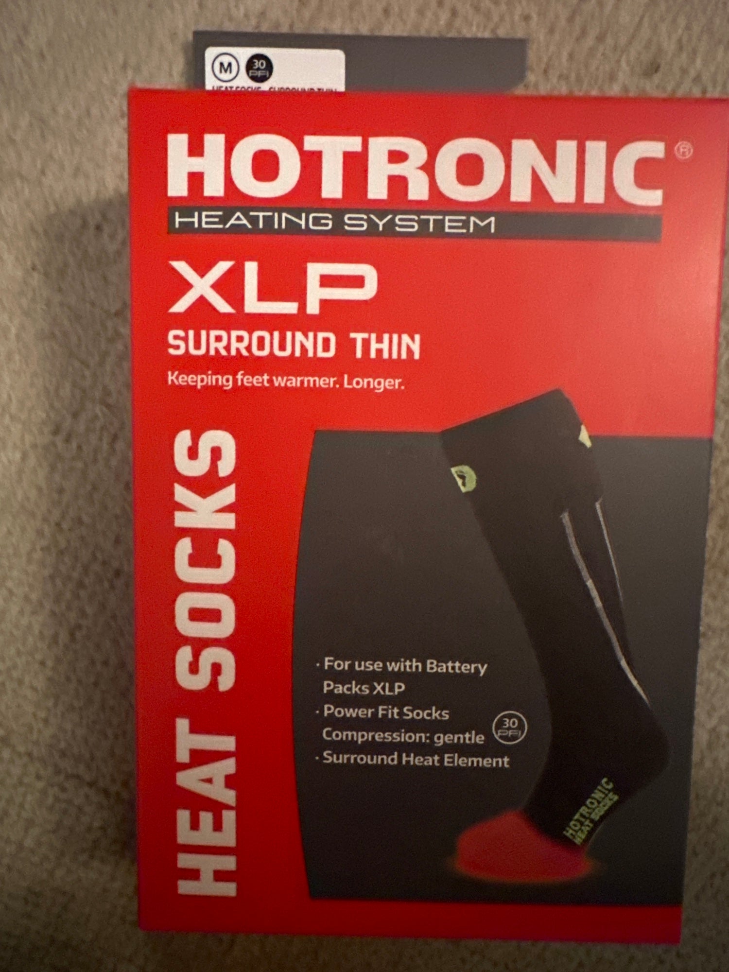 Hotronic XLP 2P BT Surround Comfort Heated Socks Set with