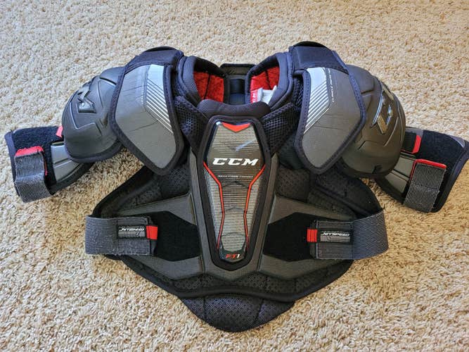 Junior Used Large CCM JetSpeed FT1 Shoulder Pads