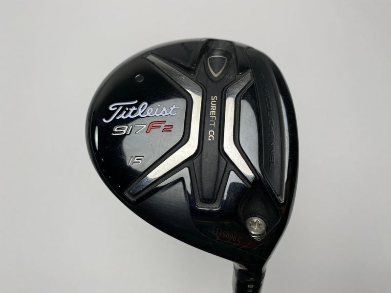 Titleist 917 F2 3 Fairway Wood 15* Aldila Rogue max 75g Stiff Graphite Mens RH