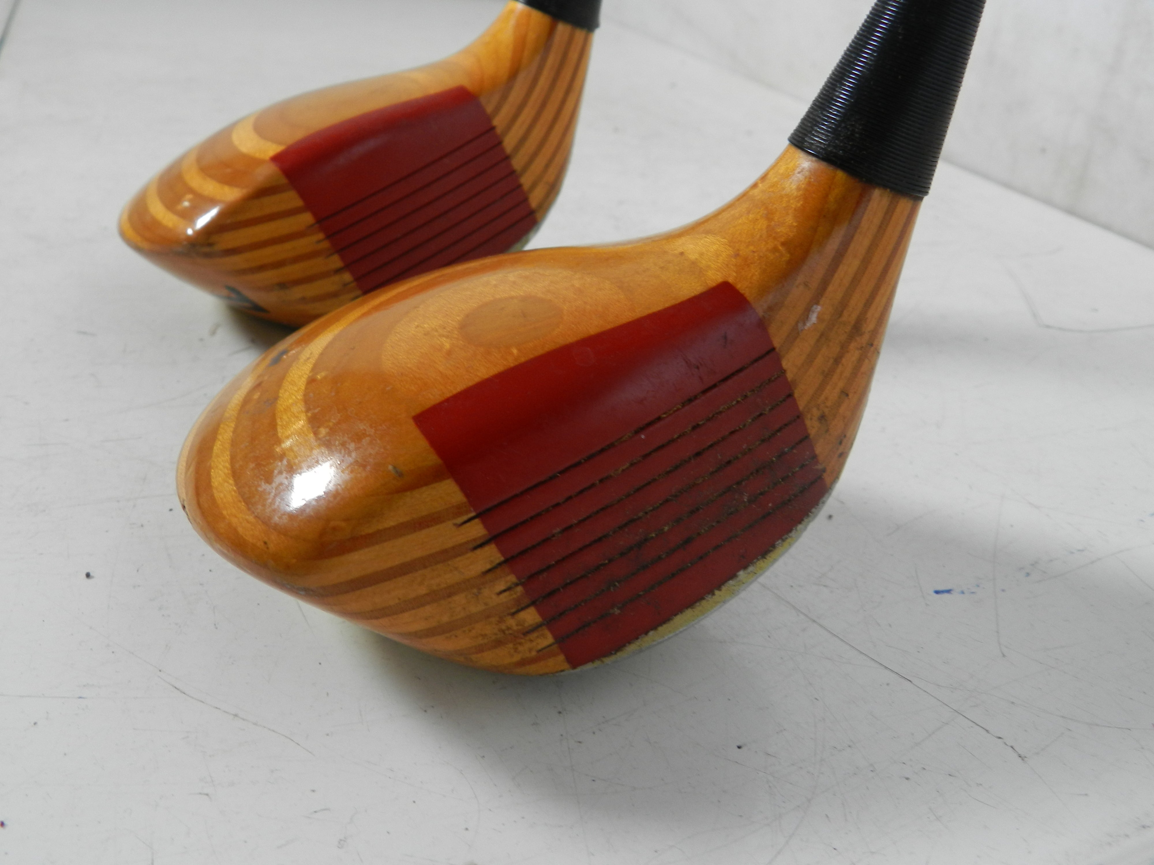 Fer 7 Ping Zing Acier Vintage - Rouge (manque Grip) 38 Pouces - Idéal Rénovation