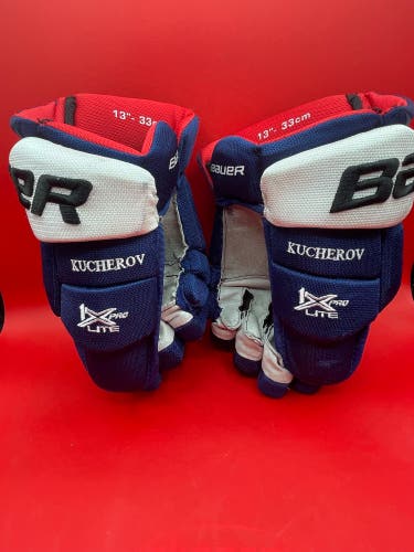 Bauer 13" Vapor 1X Pro Lite Gloves Game used