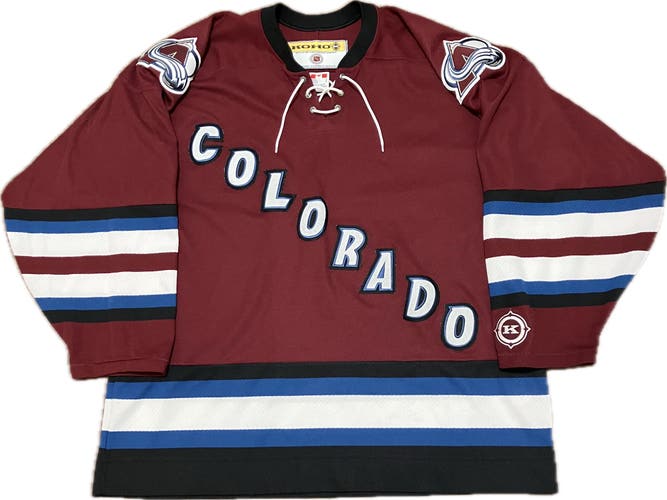Colorado Avalanche Blank Koho NHL Hockey Jersey Size L