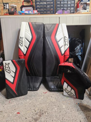 Used 34" Brian's Regular G-Netik Pro 4 Goalie Full Set