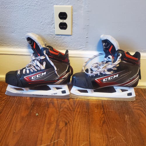 Senior Used CCM Hockey Goalie Skates Regular Width Size 6.5