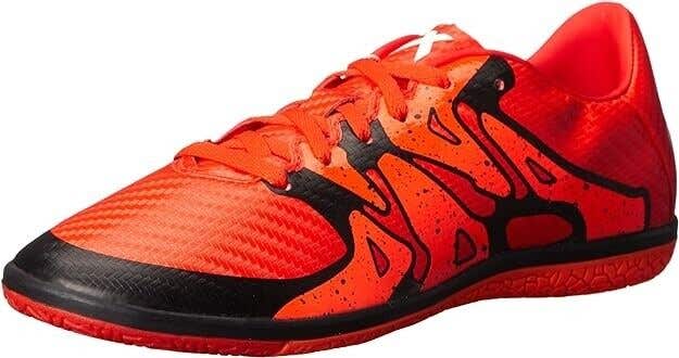 Adidas Kids X 15.3 JR Indoor Soccer Shoes Orange - Size 11.5k - MSRP $55