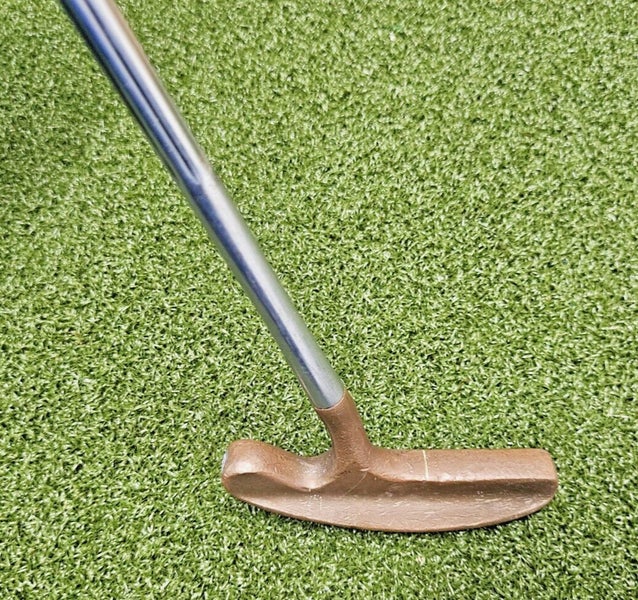 Acushnet Bulls Eye FLM5R Blade Putter  /  RH  /  Fluted Steel ~34.75"  /  jd8453