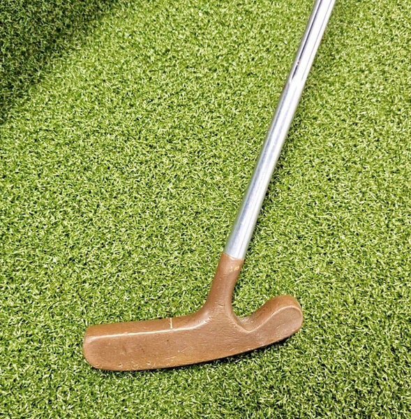 Acushnet Bulls Eye FLM5R Blade Putter  /  RH  /  Fluted Steel ~34.75"  /  jd8453