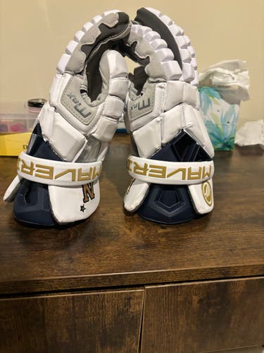 Brand New Naval Academy Maverik Max Lacrosse Gloves