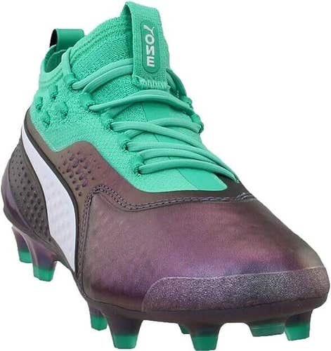 Puma Junior ONE 1 FG II Leather Shift Green Soccer Cleats - Size 5 - MSRP $150