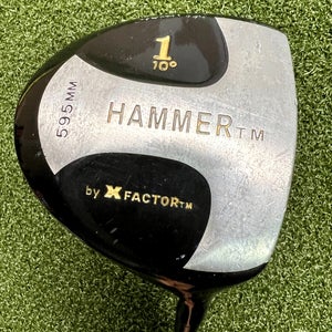 Hammer 10* Driver by X Factor /595mm /  Super Light Senior Graphite / sa8386