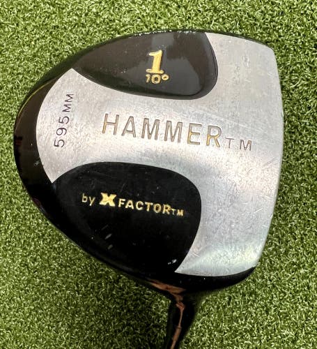 Hammer 10* Driver by X Factor /595mm /  Super Light Senior Graphite / sa8386