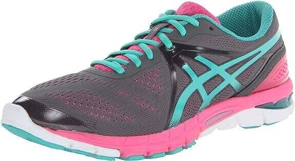 Asics Women's Gel Excel 3 Running Shoes Charcoal Pink - Size 9.5 - MSRP $100