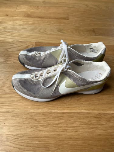 Nike Women’s Golf Size 10 Lunar Summer Lite Hyperfuse Gray Yellow Soft Spikes