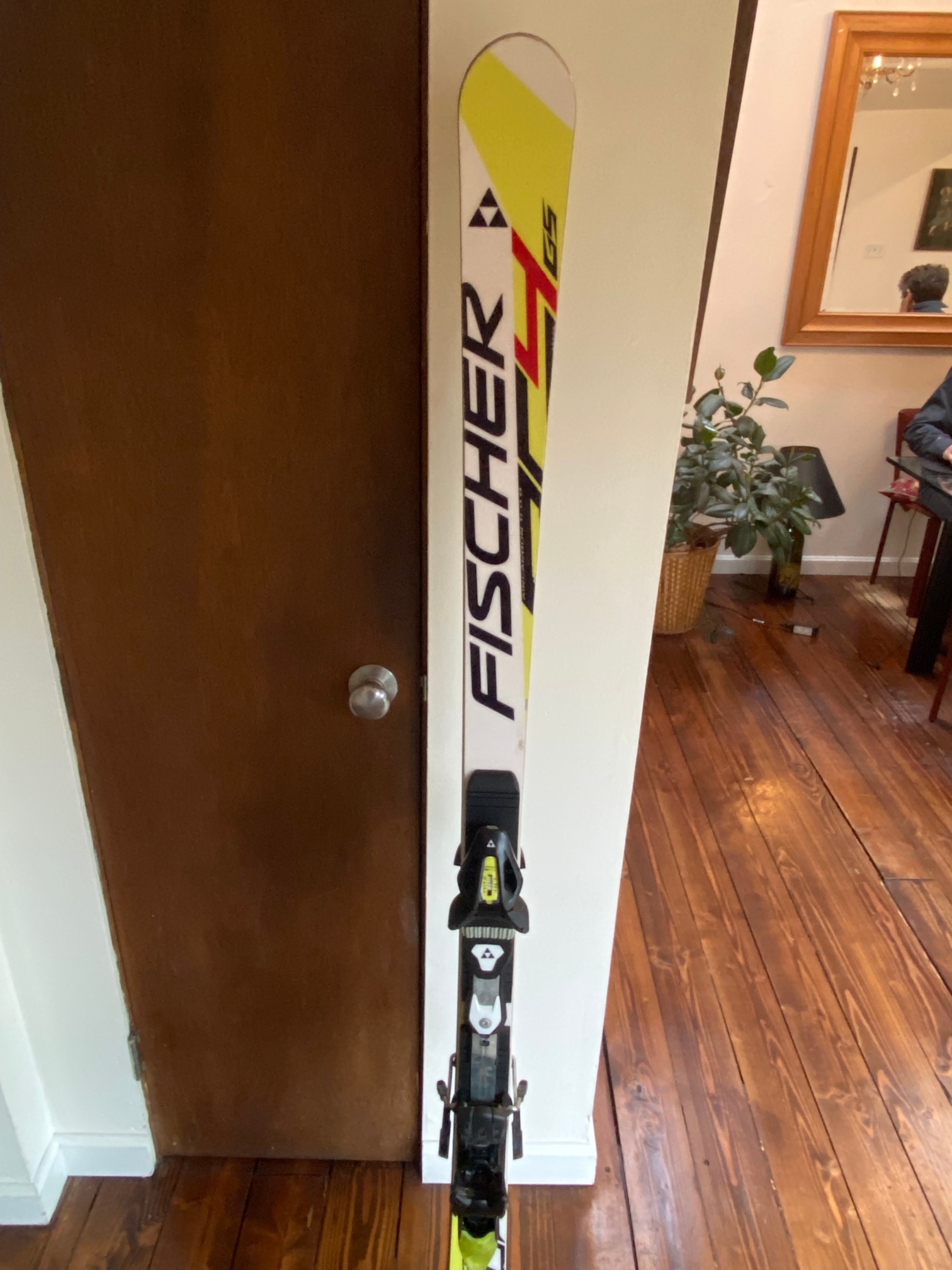 Used Fischer 170 cm Racing RC4 World Cup GS Skis With Bindings