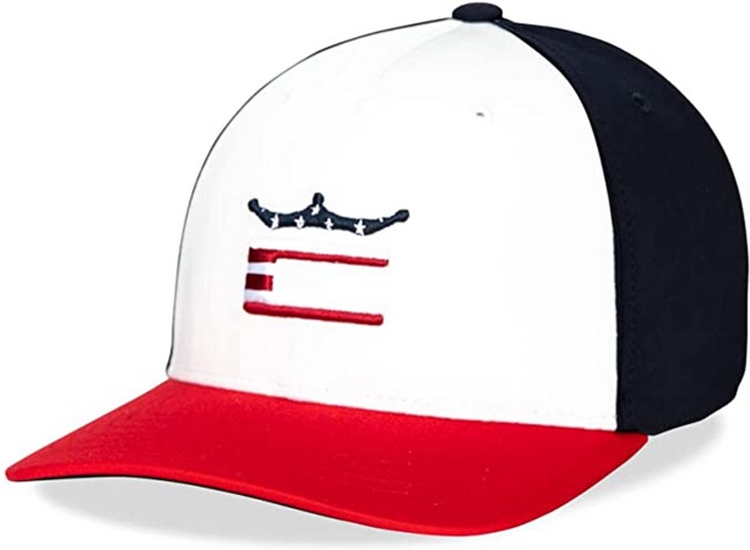 NEW Cobra Stars and Stripes Crown Ski Patrol Adjustable Snapback Hat/Cap