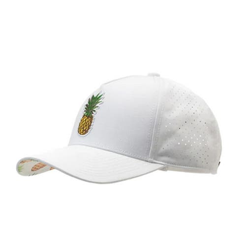 NEW Sweet Rollz La Piña Tech White Adjustable Golf Hat/Cap