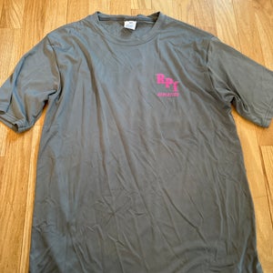Grey RPI Athletics Dry-Fit Shirt