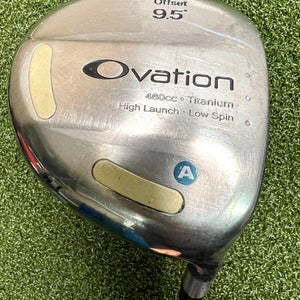 Adams Ovation Offset 9.5* Titanium Driver Regular Graphite / NEW GRIP  / sa8396