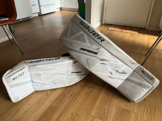 Used Bauer Supreme S170 Goalie Leg Pads