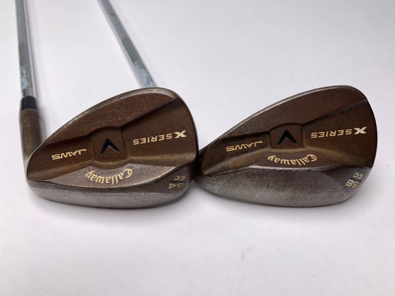 Callaway X Series Jaws CC Wedge Set 54* 12 | 58* Wedge Steel Mens RH