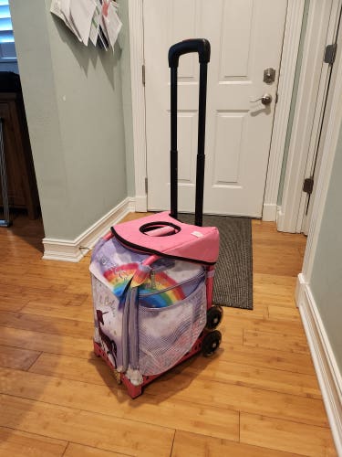 Used Zuca Rolling bag. Barely used. Unicorn.