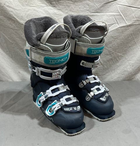 2017 Tecnica TEN.2 85 W Alpine Ski Boots Ultra Fit Liners MDP 23.5 US 6.5 MINTY