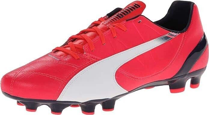 Puma evoSpeed 3.3 FG Soccer Cleats Plasma Pink Navy Blue - Size 9.5 - MSRP $90